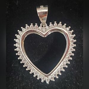 Elegant Silver Heart Pendant